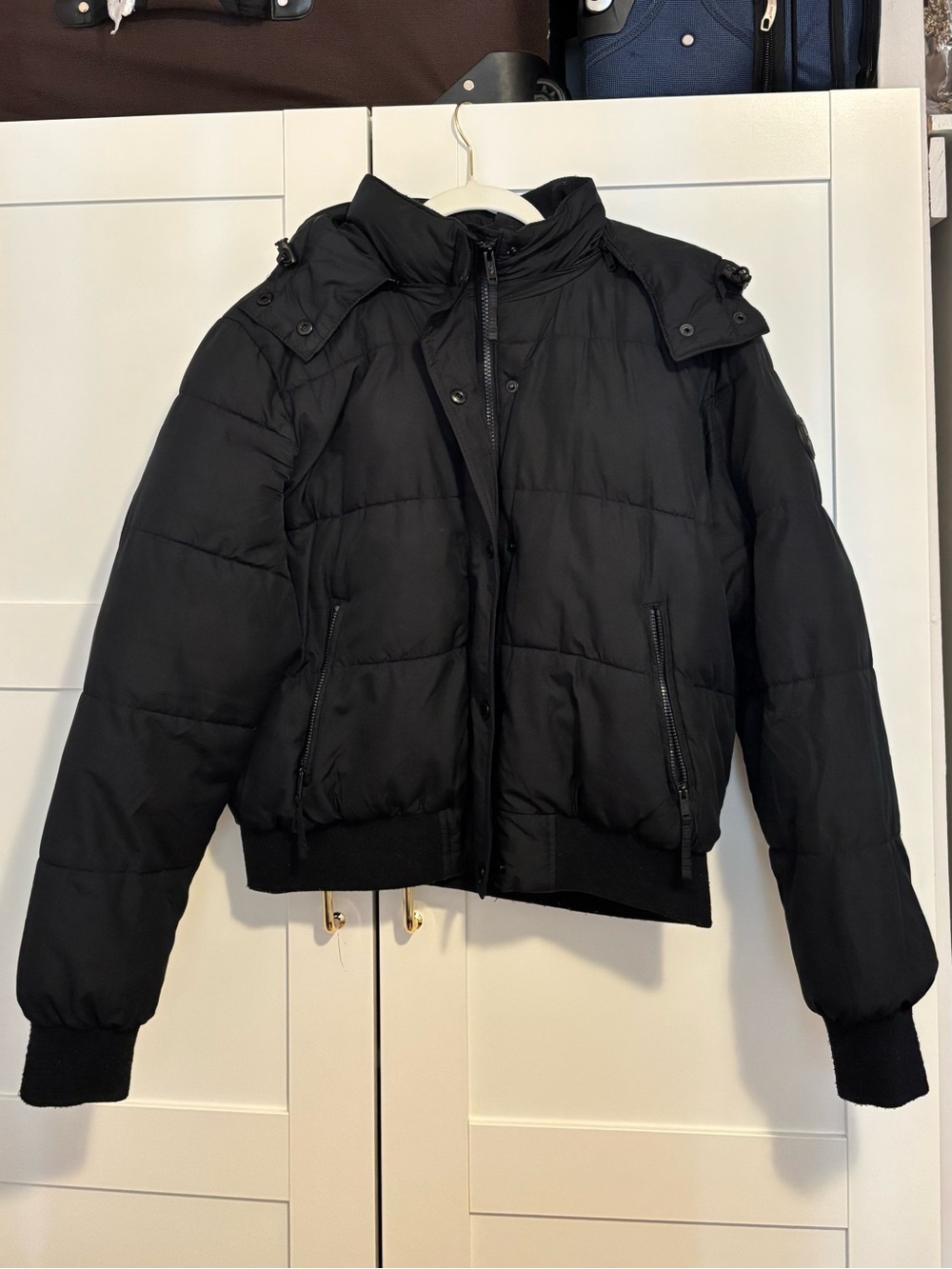Women’s Black Puffer Jacket - Classic Insulated Coat